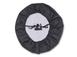 Abstract Bronco, Opaque White Ink Spare 35 inch Tire Cover