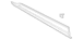 Exterior Door molding - Left