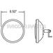 MEDIUM CONVEX MIRROR HEAD OFFSET W/HEATE