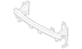 Bumper Impact Bar Floor Crossmember Reinforcement Rebar - Front