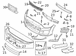 Bumper Cover Spacer Panel - Left, Front