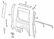 Body D-Pillar Side Corner Panel - Right, Rear, Outer (All Long, All Medium)
