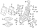 Headrest - Rear, Center