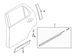 Door Molding Finish Panel - Left, Lower (DX)