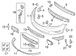 Fog Light Trim Lamp Bezel - Right, Front (SHO)