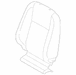 Seat Back Cushion Cover (Regular Cargo Van)