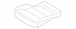 Seat Cover Cushion - Left, Rear