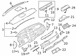Grille Defroster <br>Dash board air vent trim Connector Dashboard Defogger Duct Louver Nozzle belt