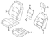 Seat Back Cushion Pad - Front