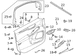 Door Window Molding Decal - Right, Front