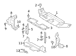 Radiator Support Baffle Air Deflector - Right 2.3L