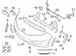 Reinforcement Bumper Guide Marker - Right, Front