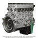 3/4 Engine DD13 12.8L GHG14 with Rear Sump, CSR Piston
