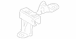 Seat Cushion Support Frame Bracket - Rear
