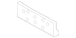 License Plate Bracket - Front