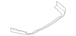 Valance Panel Bumper Extension Side Bar - Rear