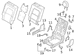 Seat Hinge Cover - Rear
