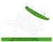Radiator Support Access Cover Reinforcement - Front