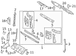Radiator Support Panel Bracket - Front