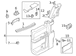Door Interior Trim Panel - Right, Rear