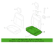 Seat Cushion Pad - Right, Rear, Back