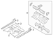 Floor Pan Side Reinforcement Extension - Rear, Center