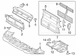 Radiator Support Splash Shield Engine Compartment - 1.6L