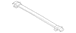 Roof Luggage Carrier Cross Rail Support - Front
