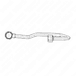 Coolant Line - Exhaust Cooler Actuator Motor for DD13 GHG14