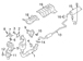 Exhaust Heat Shield used on the catalytic converter - 1.0L