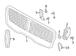Grille Radiator - Front, Upper