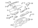 Instrument Panel Molding Bolster - Left