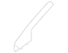 Body A-Pillar Trim Panel Windshield molding - Left