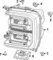 Composite Headlight - Left, Front