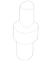 AIR CONDITIONING (A/C) Refrigerant Line Stud - M6 X 16 2.0L