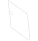 Window Glass Cab Sliding - Back