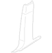 Door Pillar Post Trim Set Panel - Left