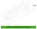 Running Board Bolt Hex Head And Washer - M6 X 25, Front