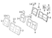 Seat Headrest Cover - Left, Right, Rear