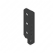 Bracket - Angle, Rail Mounted