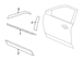 Door Molding Panel - Left, Outer