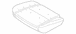 Seat Cushion Pad - Left, Rear, Back