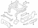 Seat Track Cover Shield - Front, Passenger