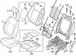 Seat Back Cushion Cover - Left, Front