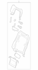 Panel <br>Seat Back cover Frame support Pad Seat Shield 30 way