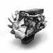 PowerChoice Engine for Detroit Diesel DD13 12.8L GHG17, Built to ESN Specification with Jake Brakes