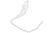 Folding Seat Latch Catch - Rear