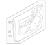 Door Interior Trim Panel - Left, Front