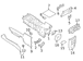 Console Panel molding Instrument <br>Panel used for the - Right, Outer
