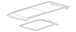 Panel Roof - Front, Rear (Extended Wagon)